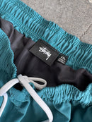 Stussy Teal logo trunk - Sz XXL