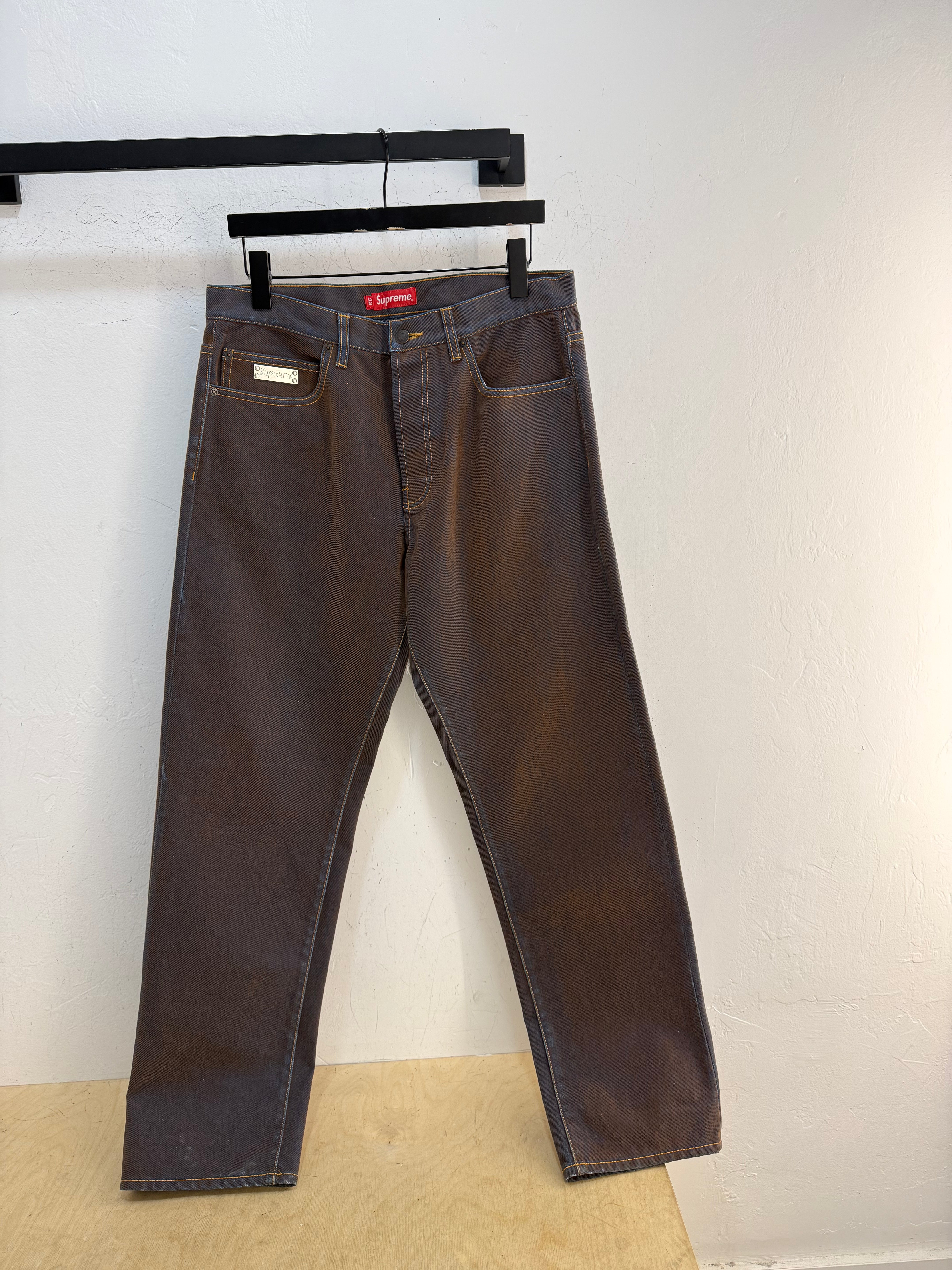 Supreme Brown Velour Set - Size L/32 US