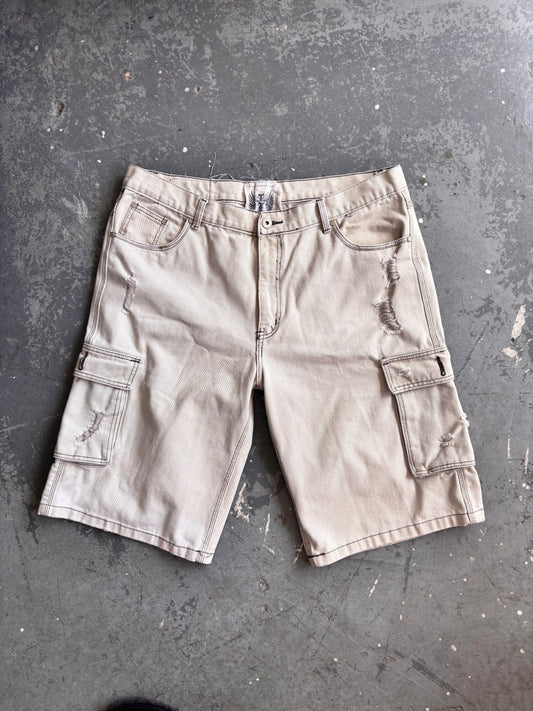 Fuse Acid Wash Cargo denim short - Sz 42