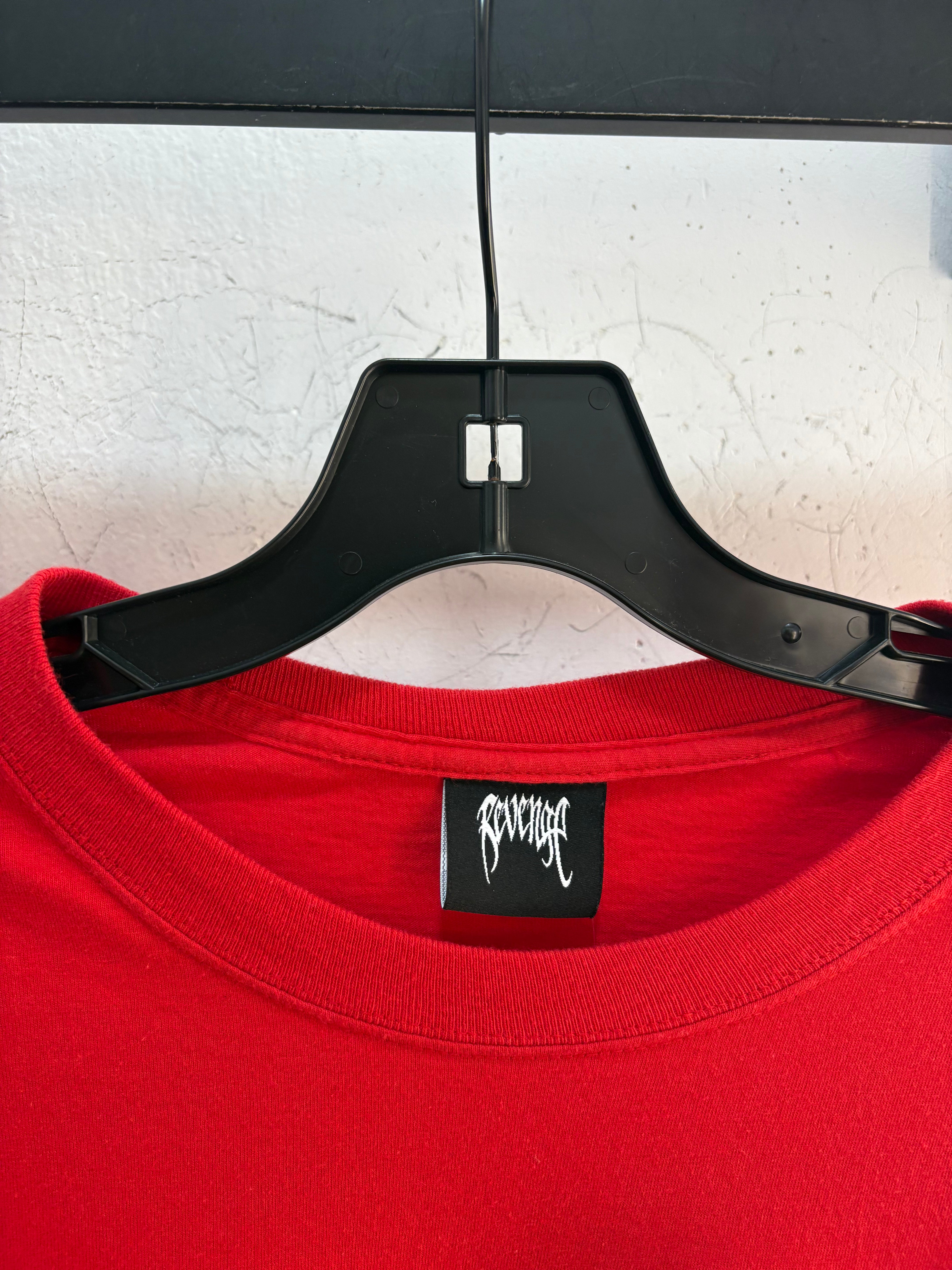 Revenge Red Swarkovski Tee - XL