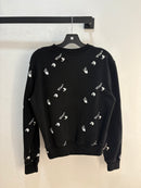 OFF-WHITE Aop Black crewneck - XS