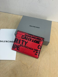 NEW Balenciaga Tape Pink Cardholder
