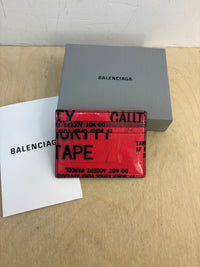 NEW Balenciaga Tape Pink Cardholder