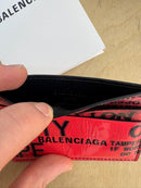 NEW Balenciaga Tape Pink Cardholder