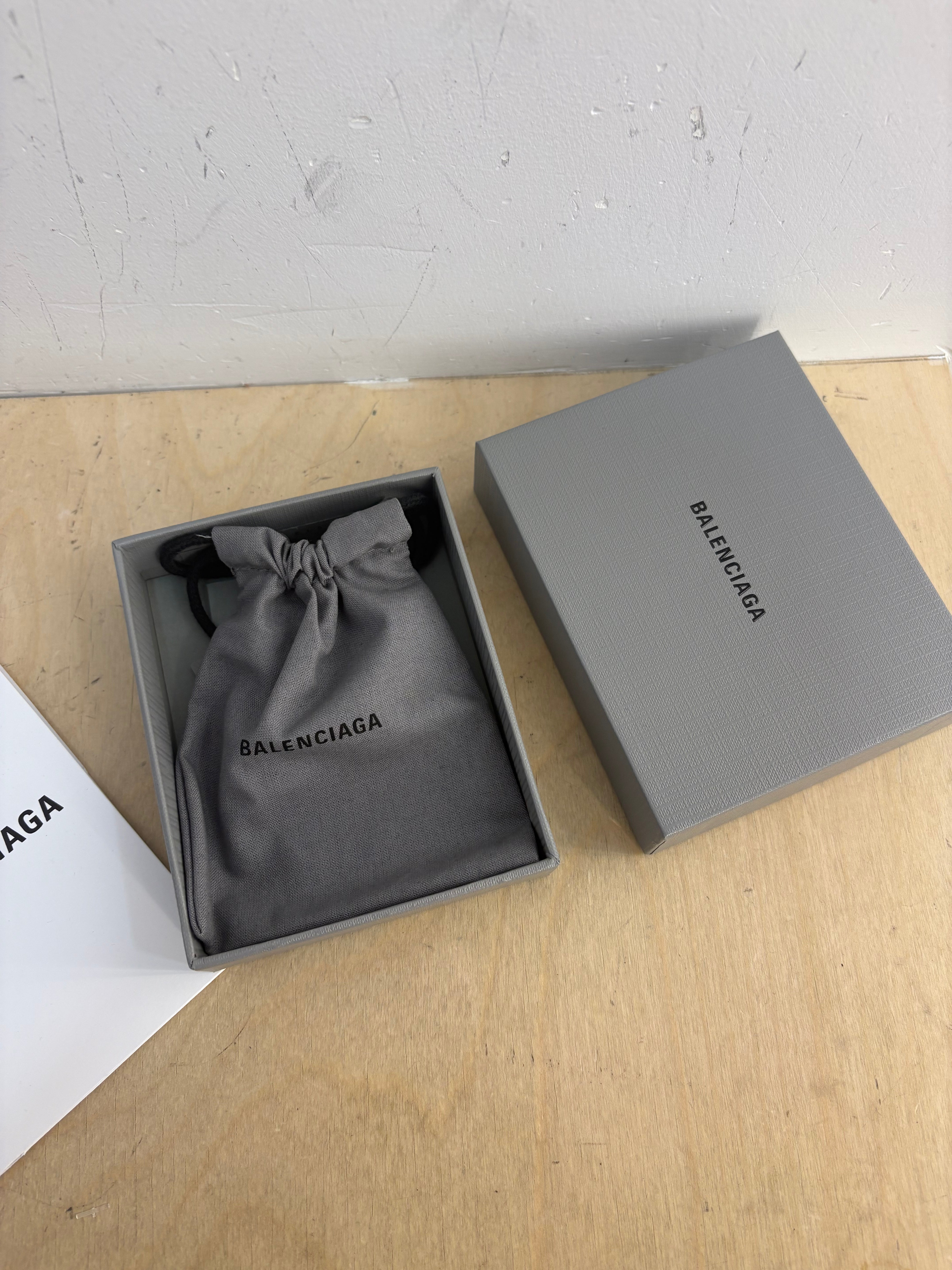 NEW Balenciaga Tape Pink Cardholder