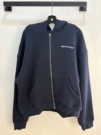 NEW Riche et en santé Navy Zipup Hoodie - M/L