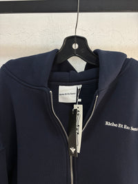 NEW Riche et en santé Navy Zipup Hoodie - M/L