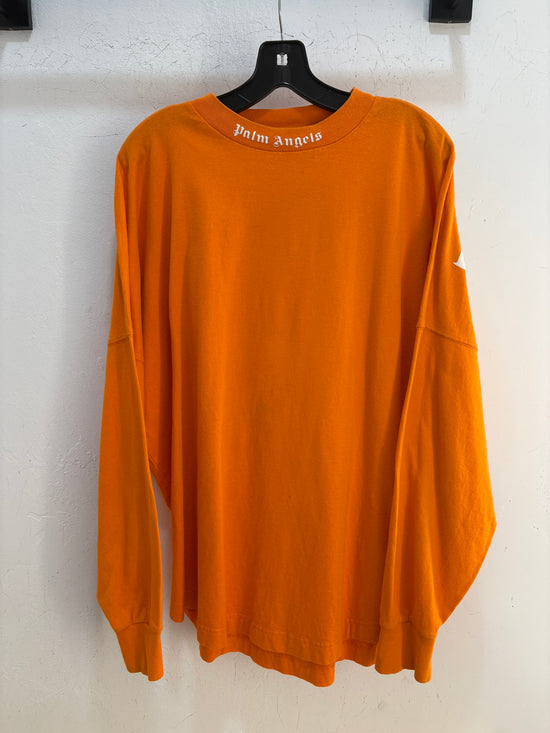 Palm Angels orange logo L/S - XL