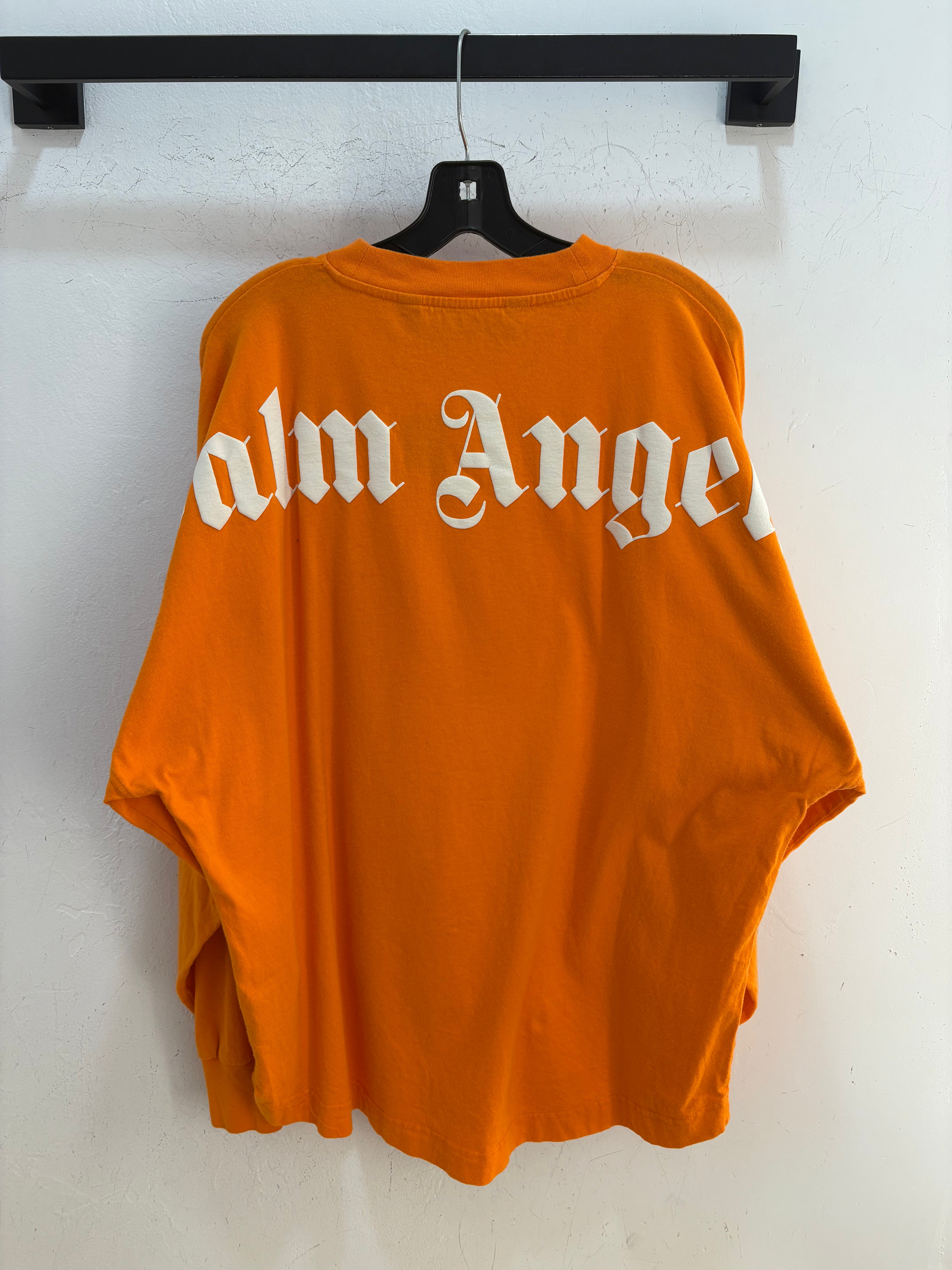 Palm Angels orange logo L/S - XL