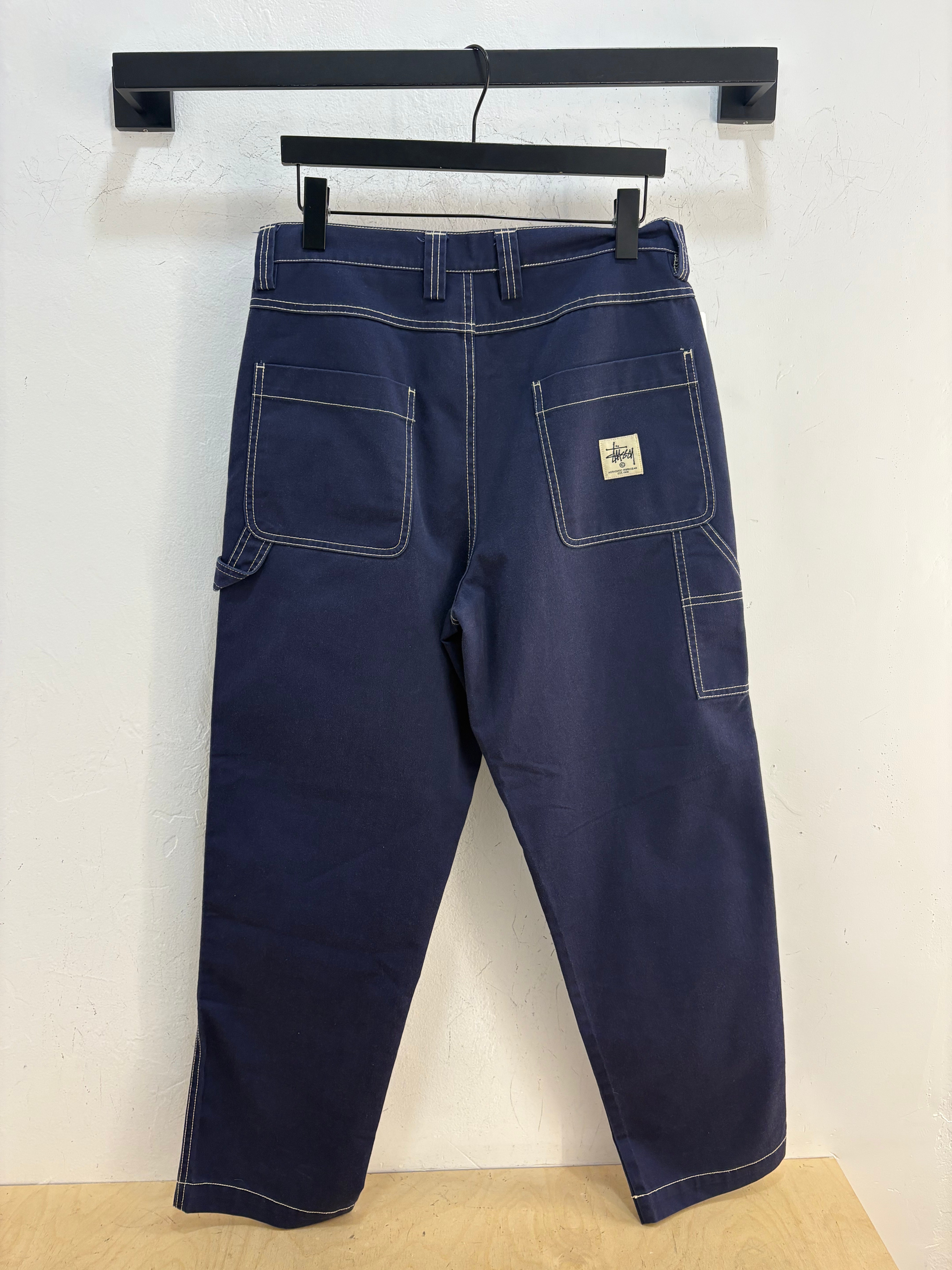 Stussy Navy double knee pants - 31
