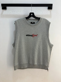 Gilet gris Stussy Sport - M