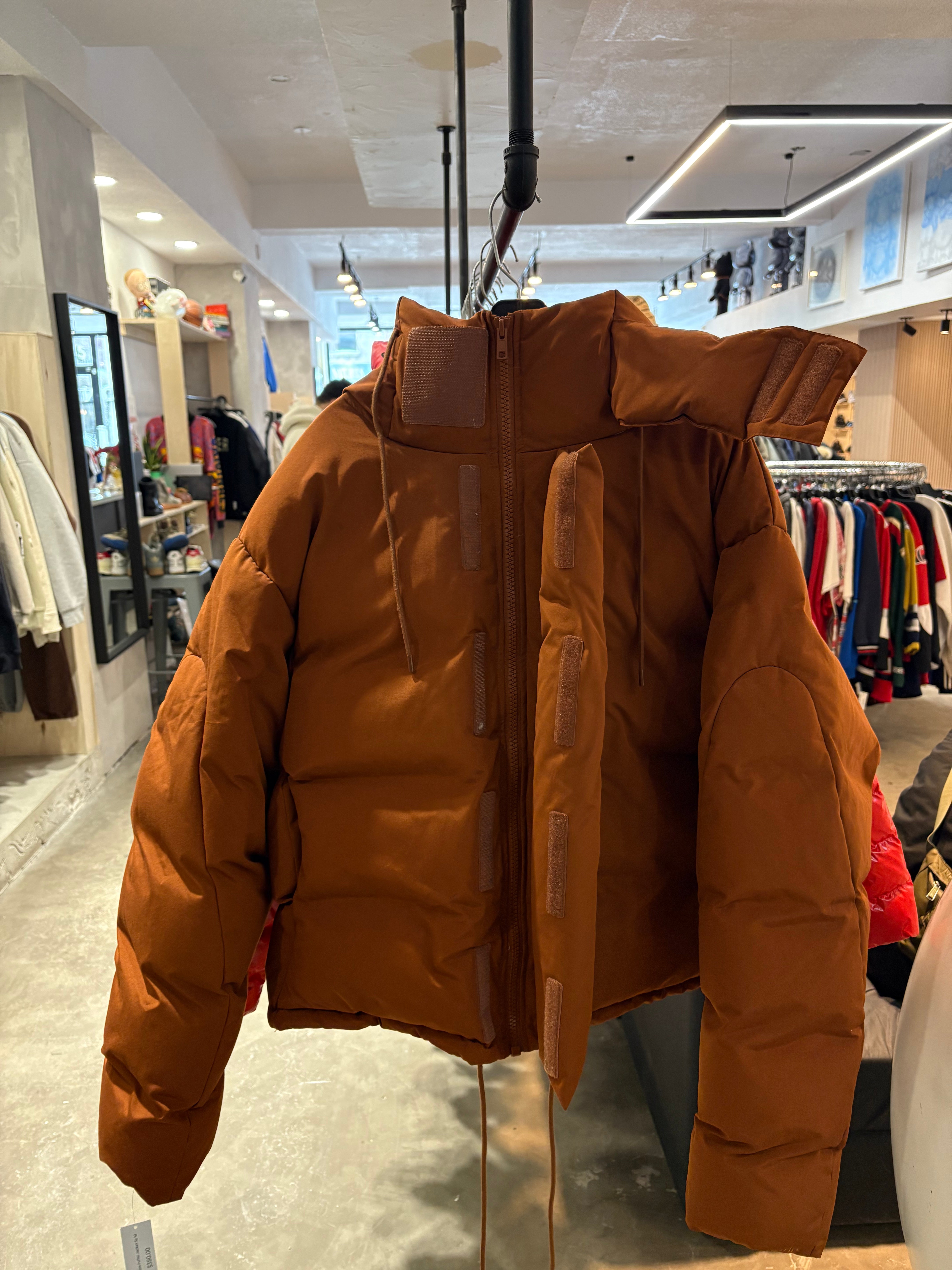 Entire Studios mega caramel puffer jacket