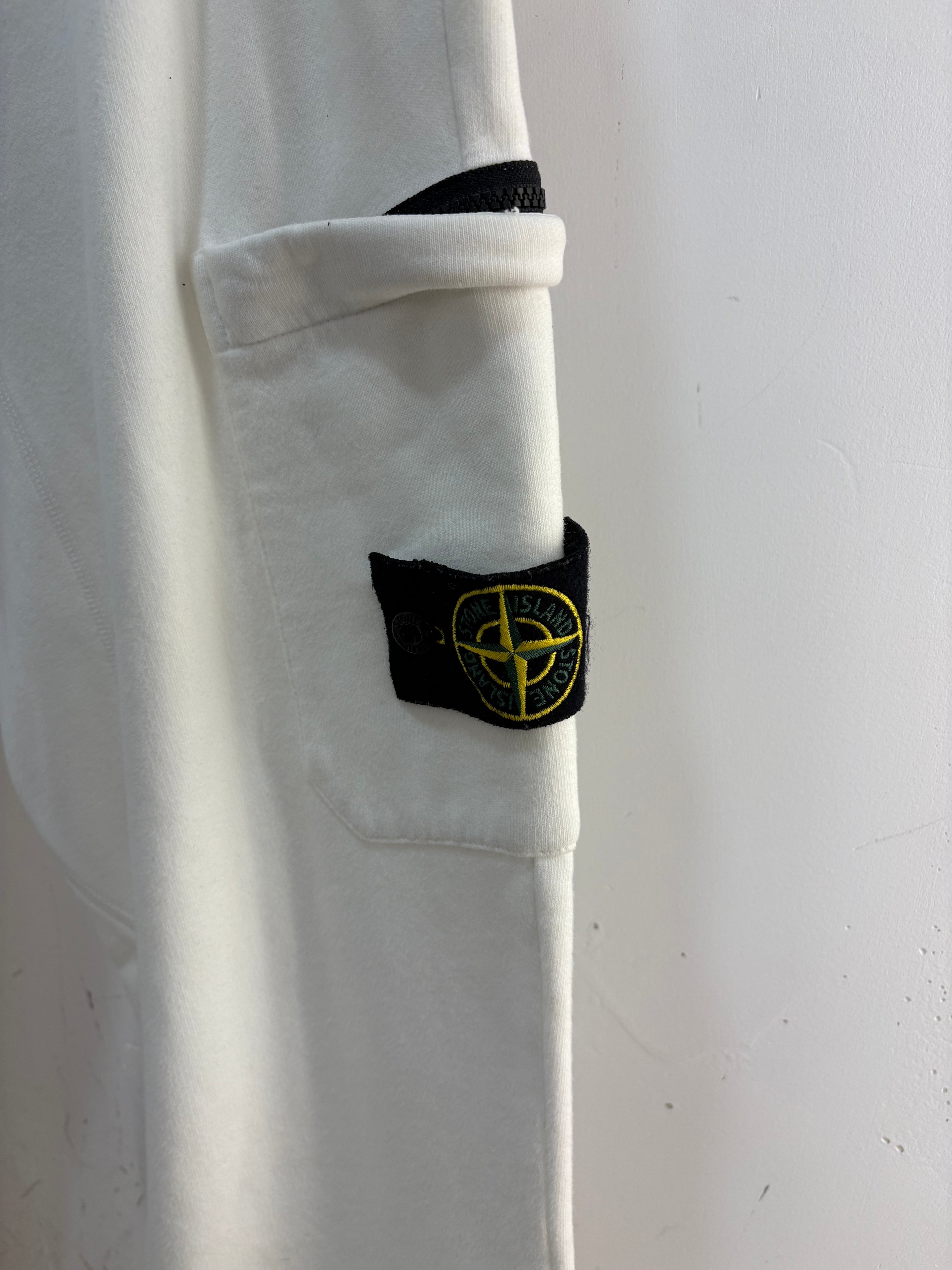 Pantalon de survêtement blanc Stone Island - taille L