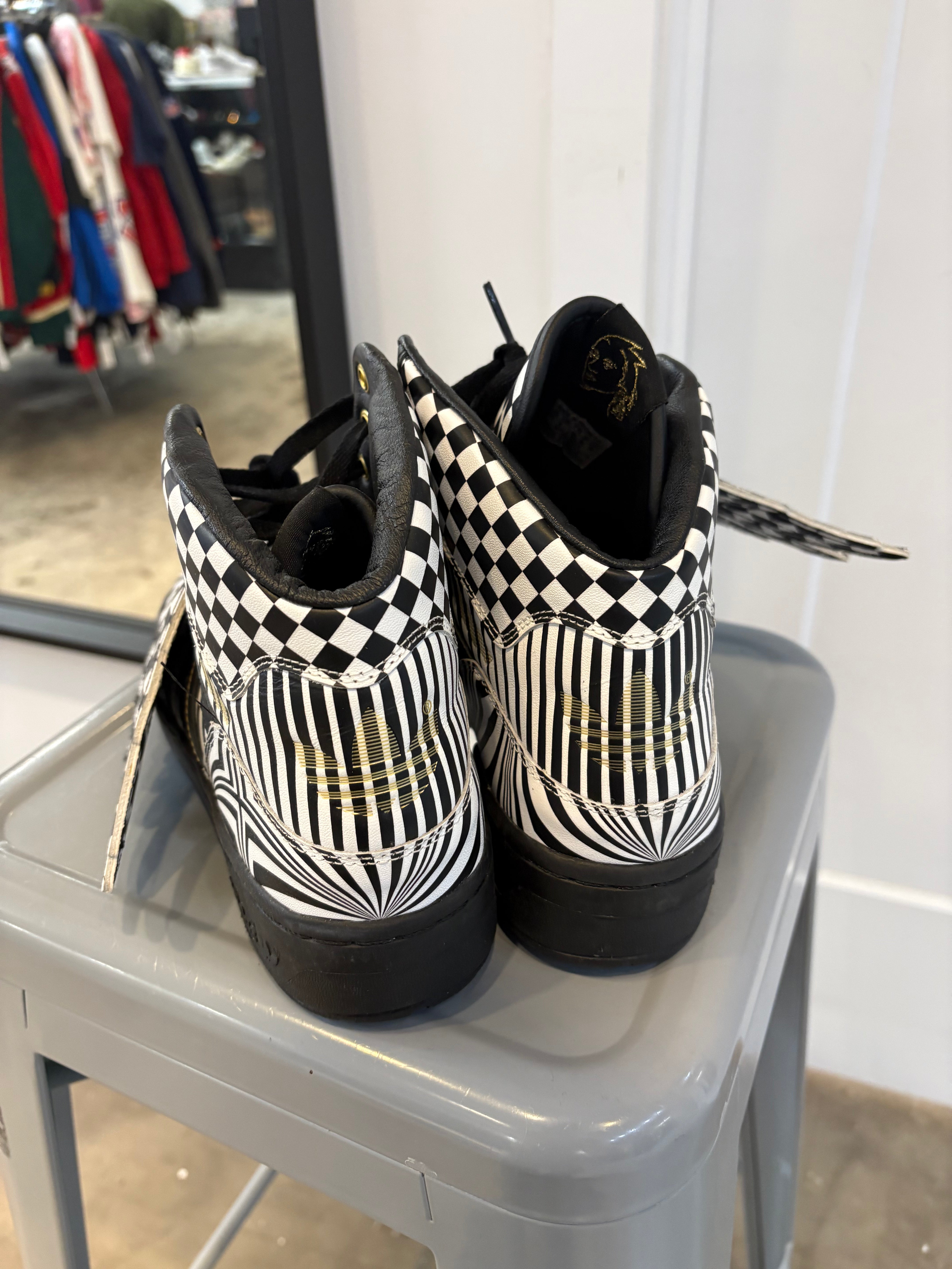 Adidas Jeremy Scott Checkered Wings - 8.5US