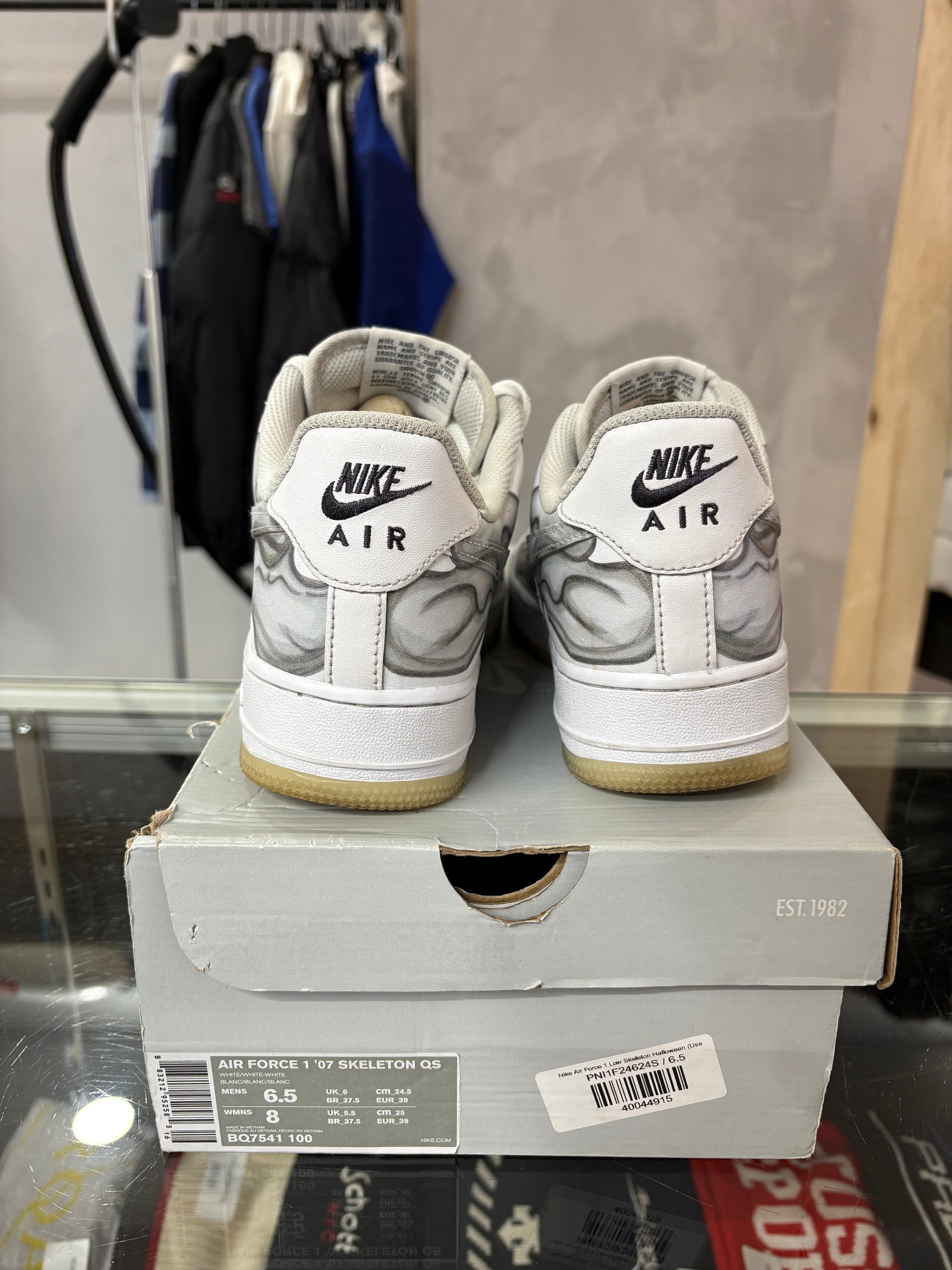 Nike AF1 Skeleton - 6,5Y/8W