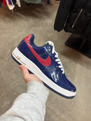 2005 Nike Af1 Gold Crimson Navy - size 11