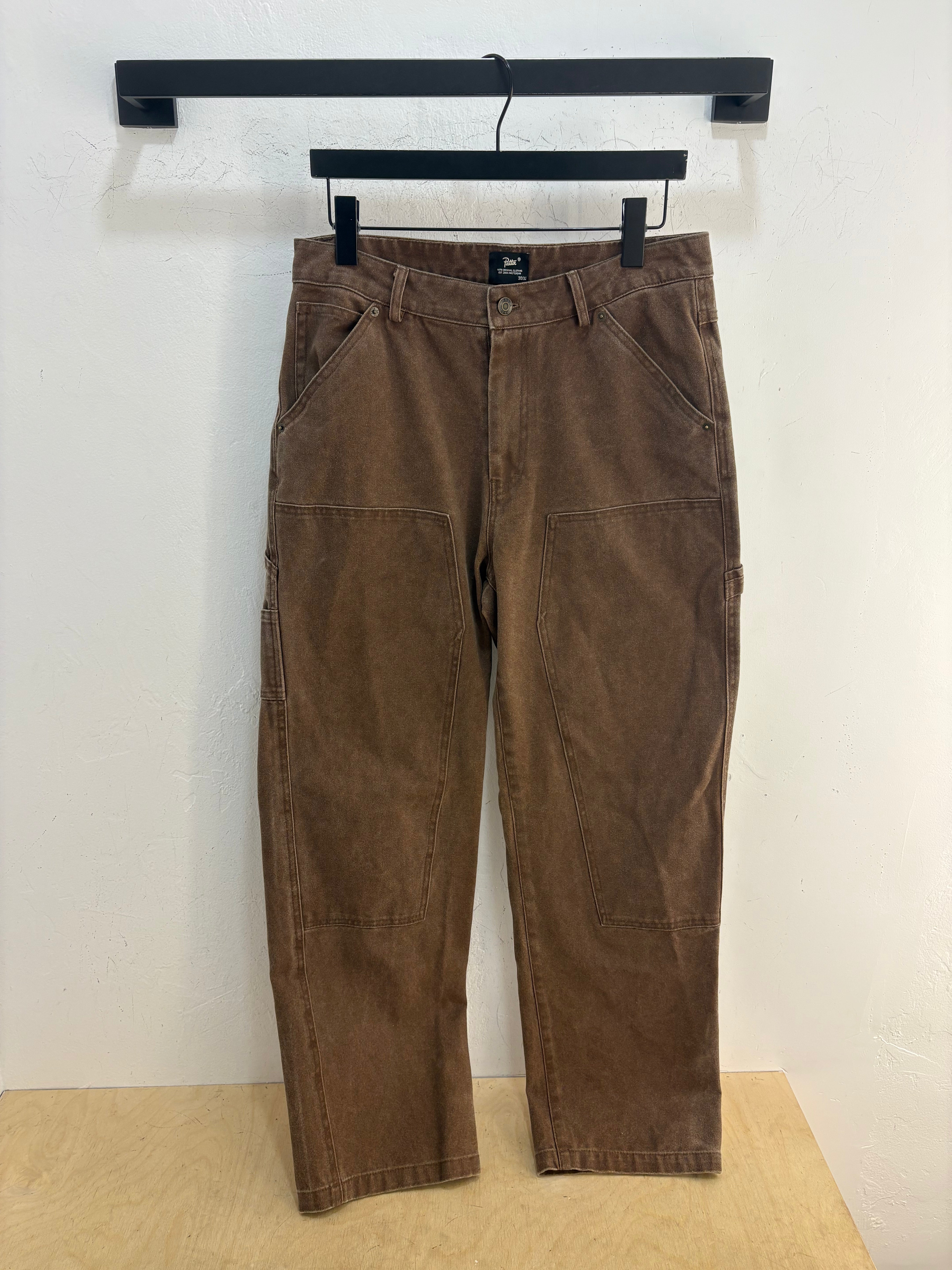 Patta brown double knee - size 30x32