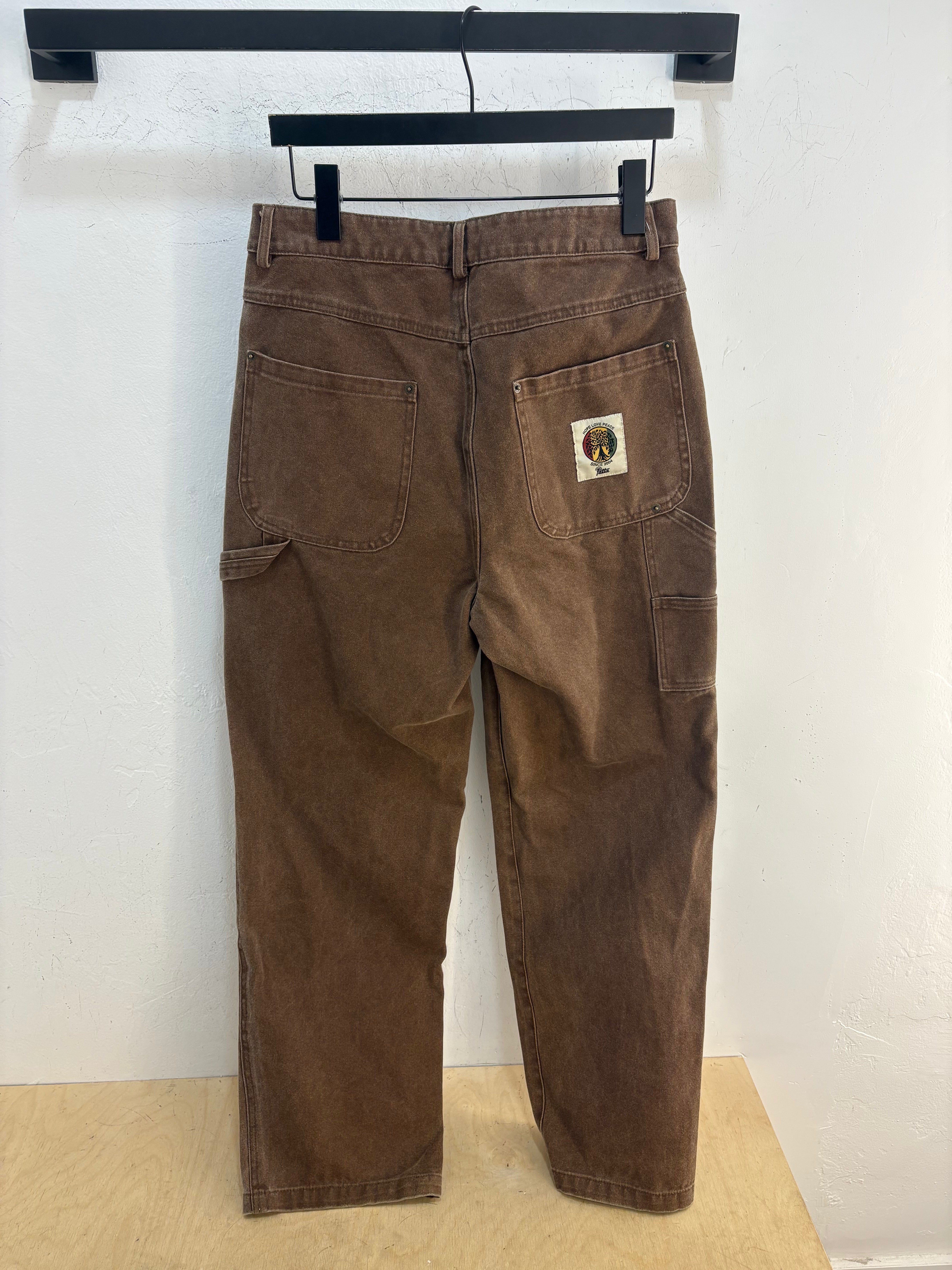 Patta brown double knee - size 30x32
