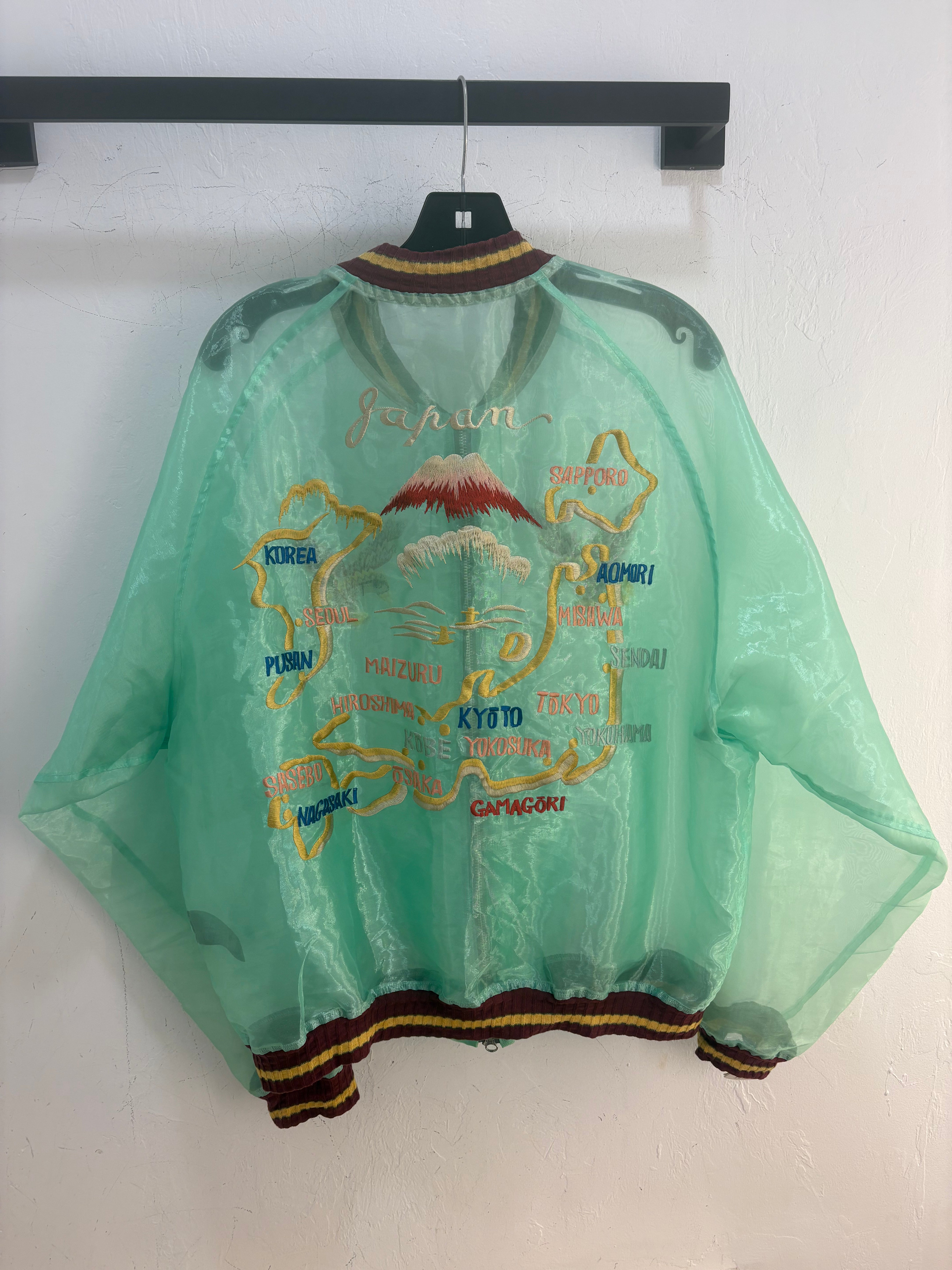 Kapital sheer mosquito japan souvenir bomber jacket - size XL
