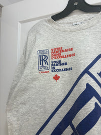 90s Rolls Royce Logo tee - size XL