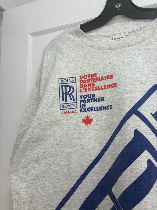 T-shirt avec logo Rolls Royce des années 90 - taille XL