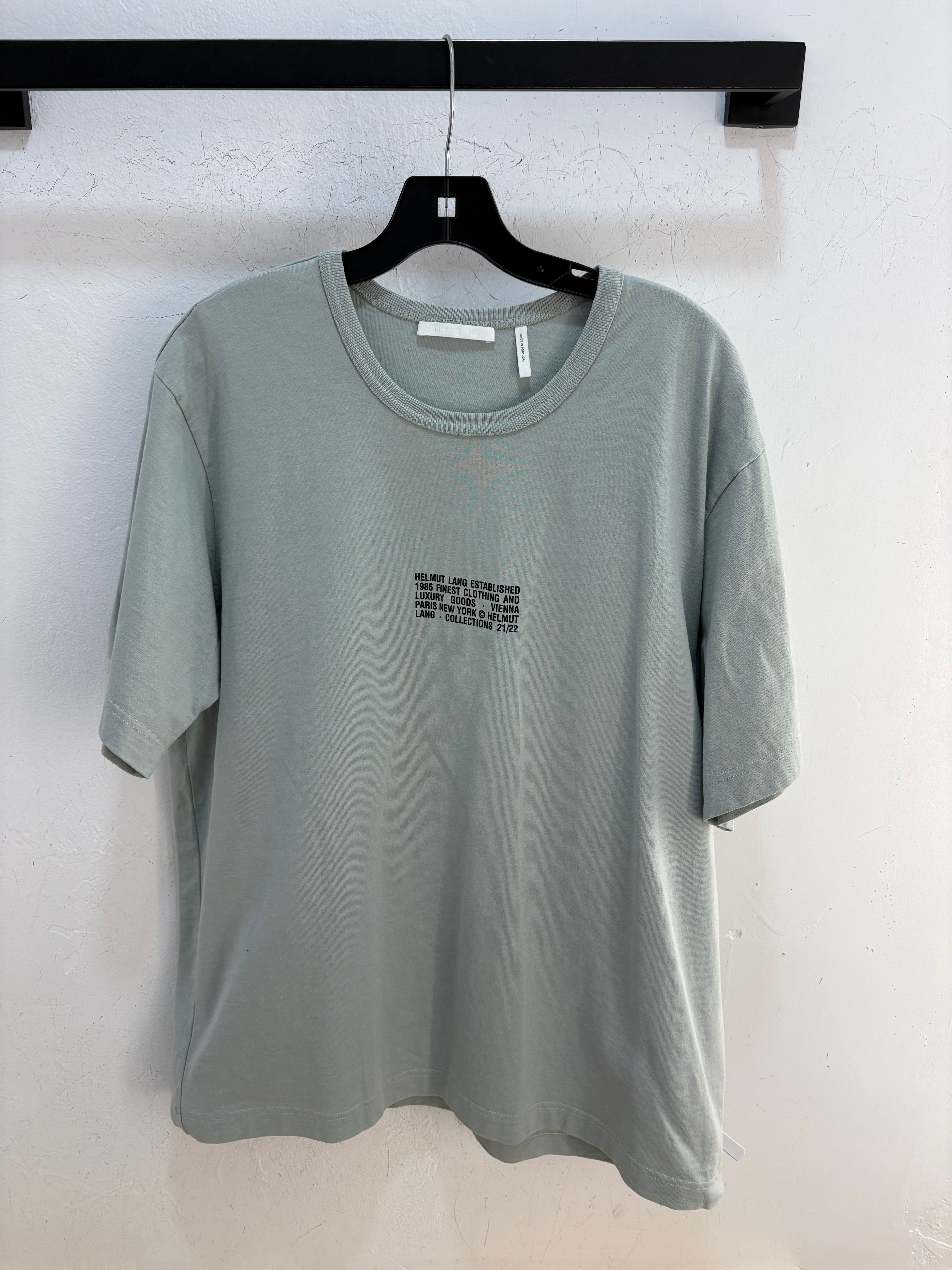 Helmut Lang Sage tee - Size XL