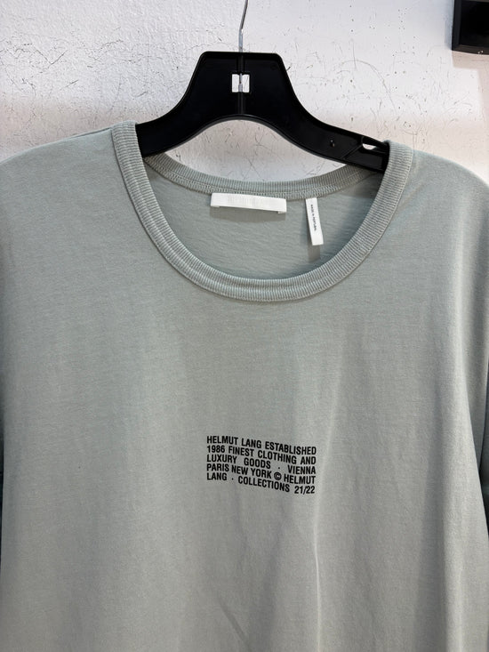 Helmut Lang Sage tee - Size XL