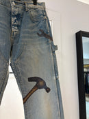 Pantalon en denim New Amiri pour charpentier - taille 32