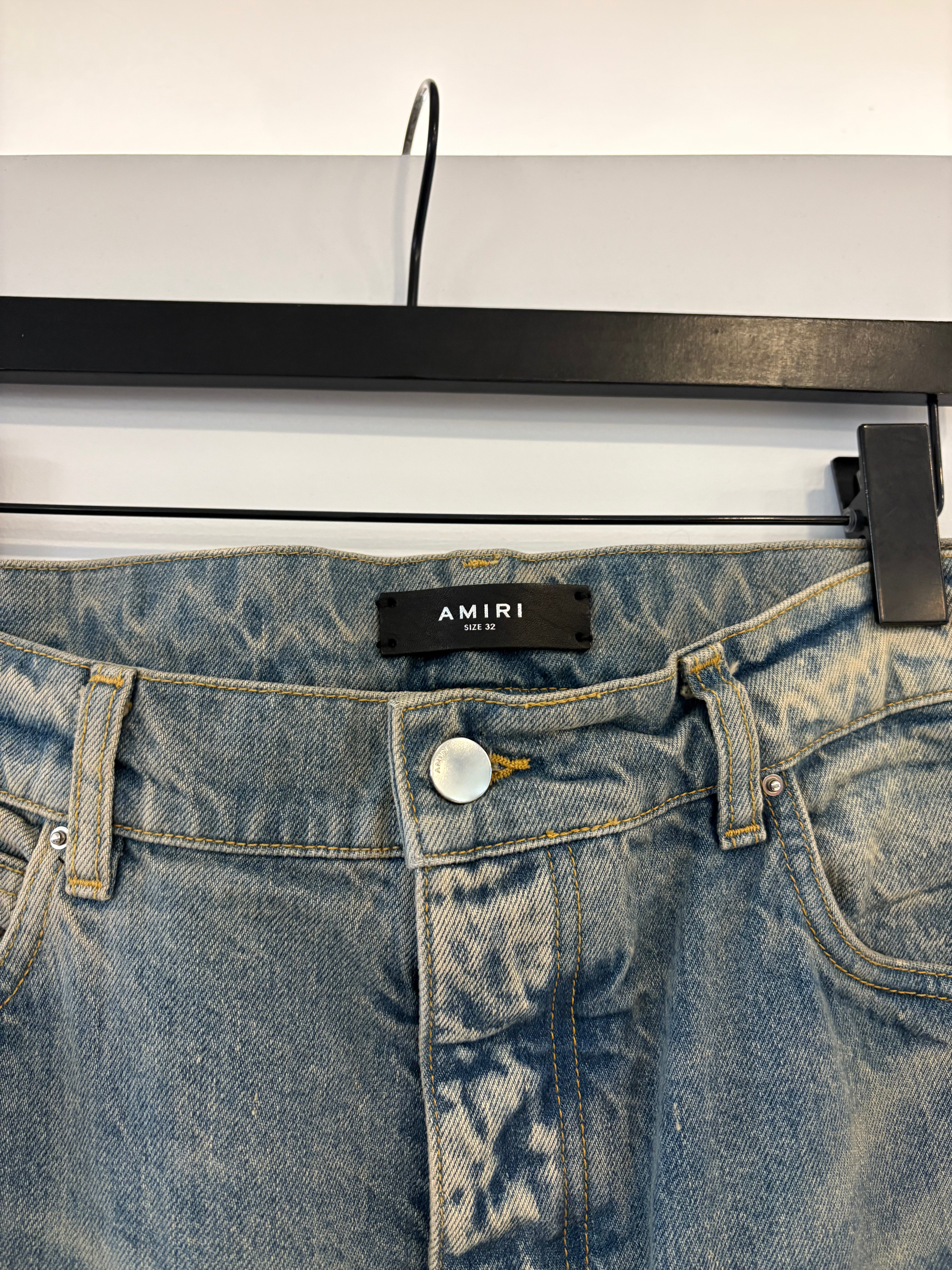 Pantalon en denim New Amiri pour charpentier - taille 32