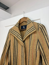 Trench-coat en laine à carreaux Nova de Burberry - taille M femme