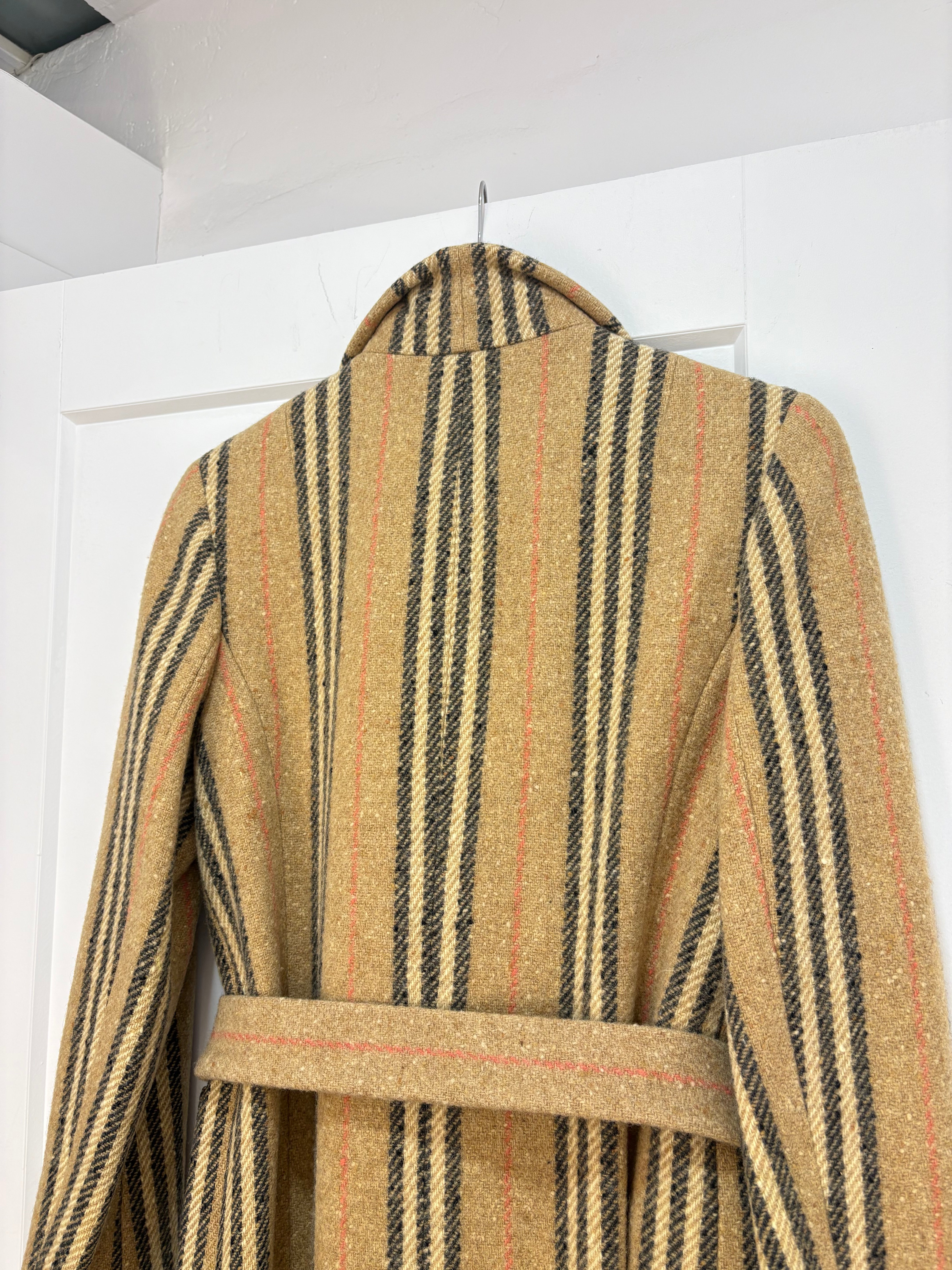 Trench-coat en laine à carreaux Nova de Burberry - taille M femme