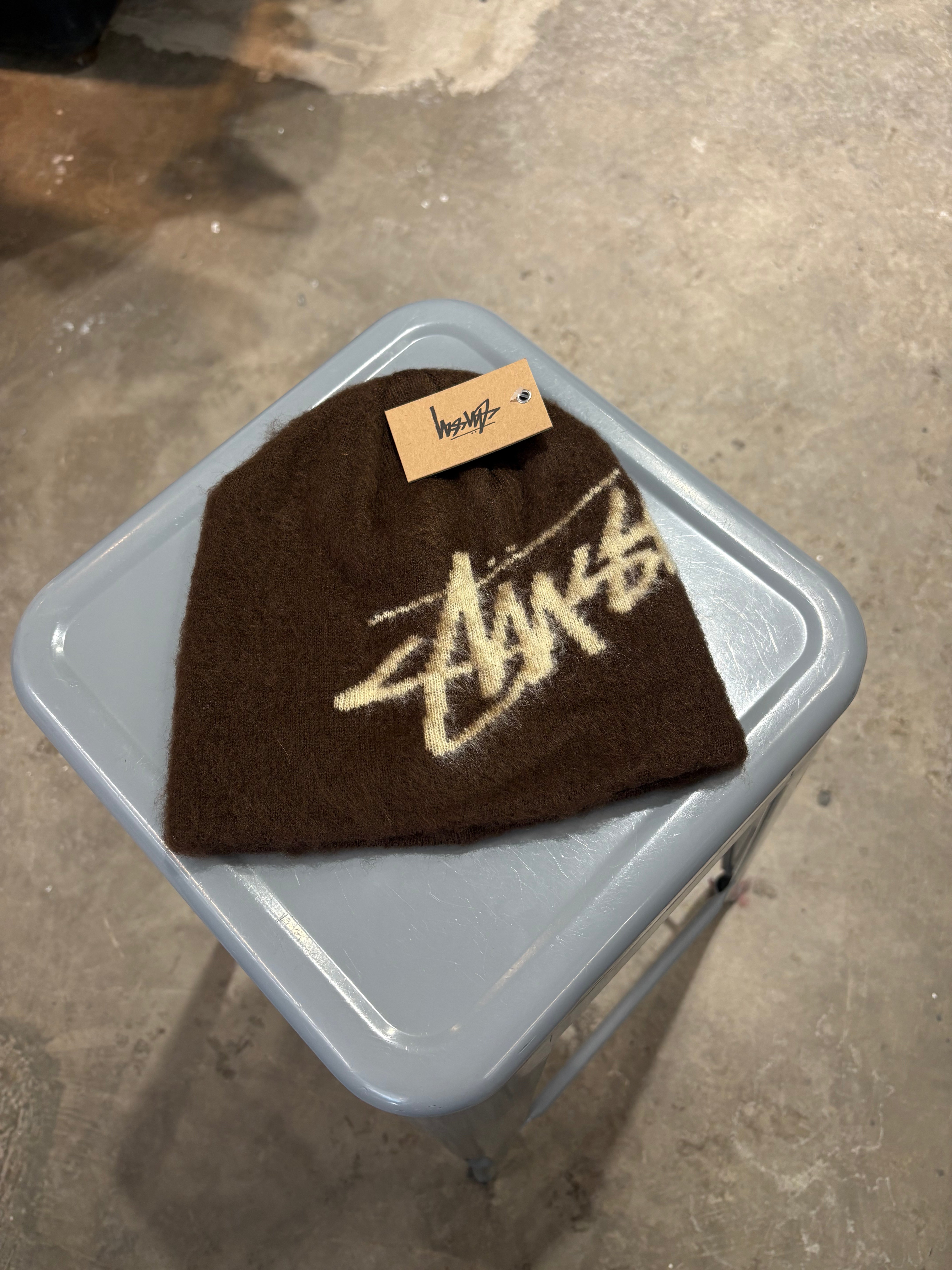 NOUVEAU Stussy Brushed Hair Skully