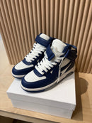 NEW Off-white Out of Office navy hightop sneaker - size 8