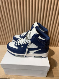 NEW Off-white Out of Office navy hightop sneaker - size 8