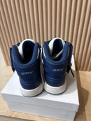 NEW Off-white Out of Office navy hightop sneaker - size 8