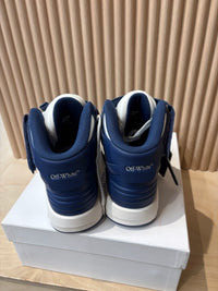 NEW Off-white Out of Office navy hightop sneaker - size 8