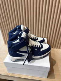 NEW Off-white Out of Office navy hightop sneaker - size 8