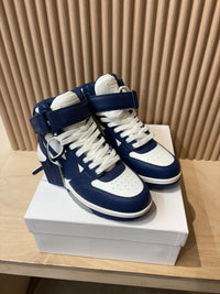 NEW Off-white Out of Office navy hightop sneaker - size 8