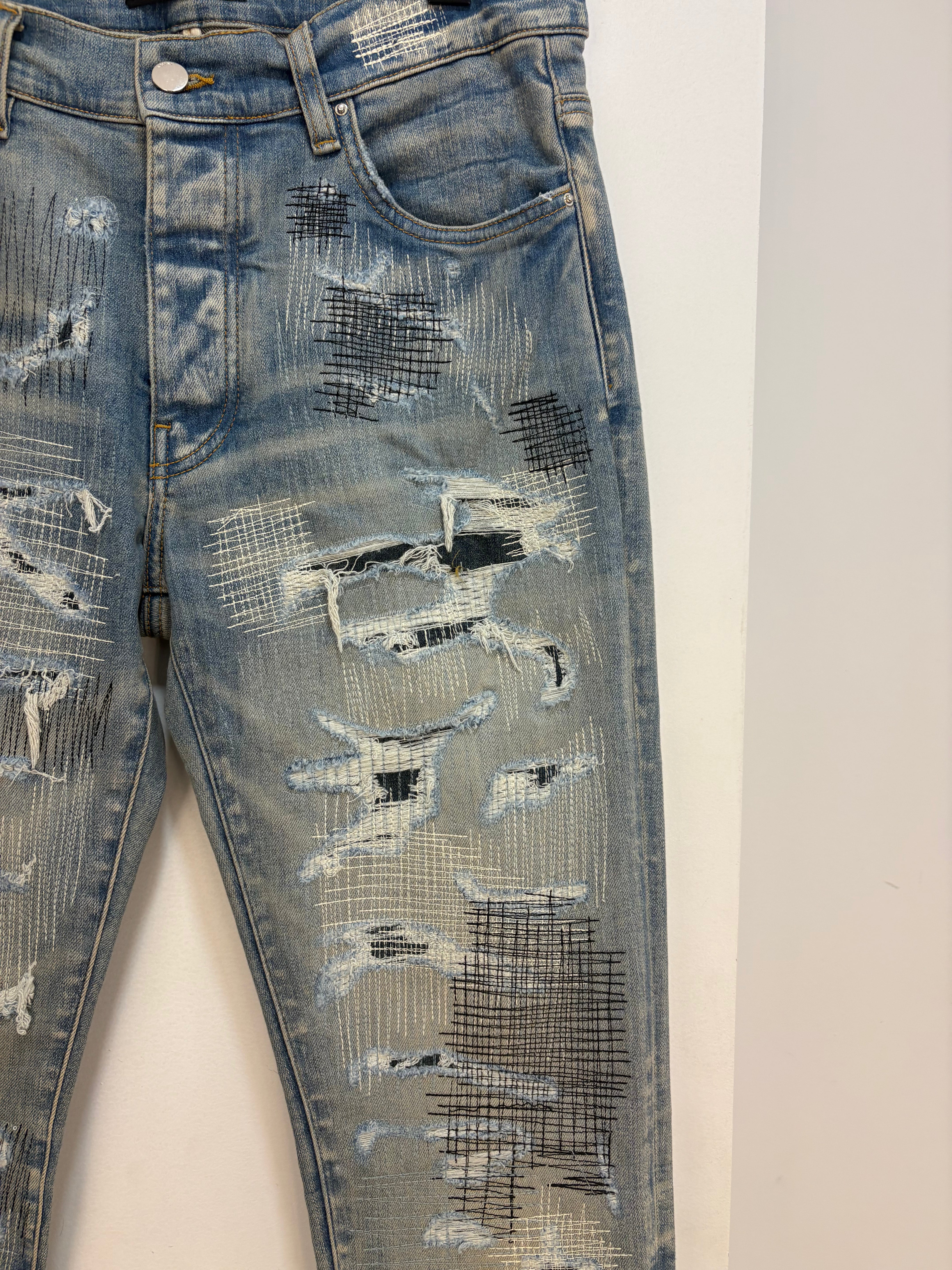 New Amiri boro style denim - size 32