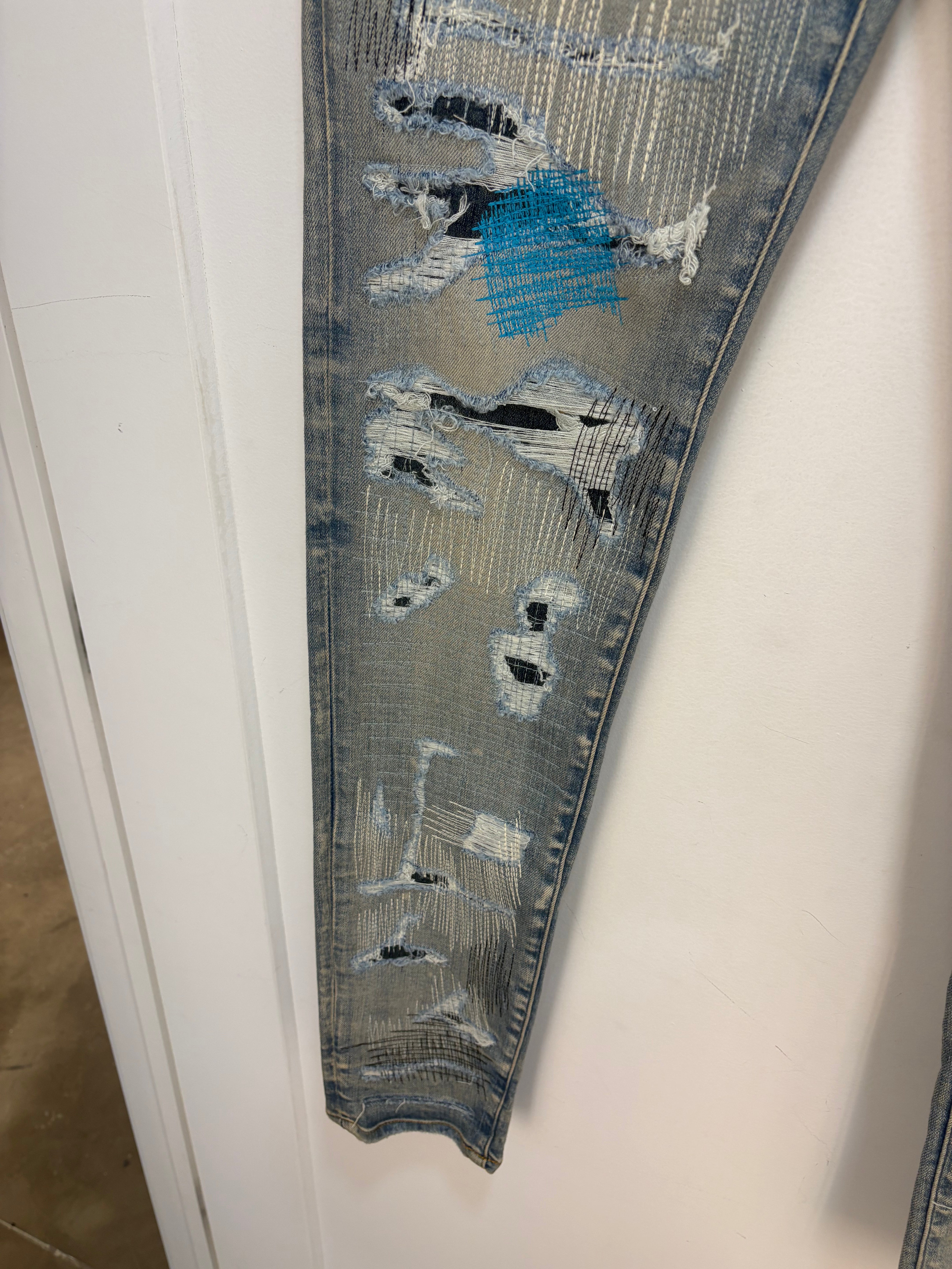 New Amiri boro style denim - size 32