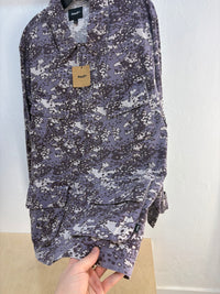 New HUF purple camo military jacket - Size M
