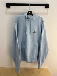 Sweat à capuche Stussy bleu ciel neuf - taille XXL