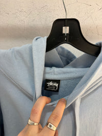 Sweat à capuche Stussy bleu ciel neuf - taille XXL