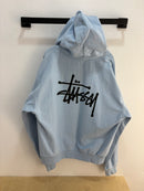 Sweat à capuche Stussy bleu ciel neuf - taille XXL