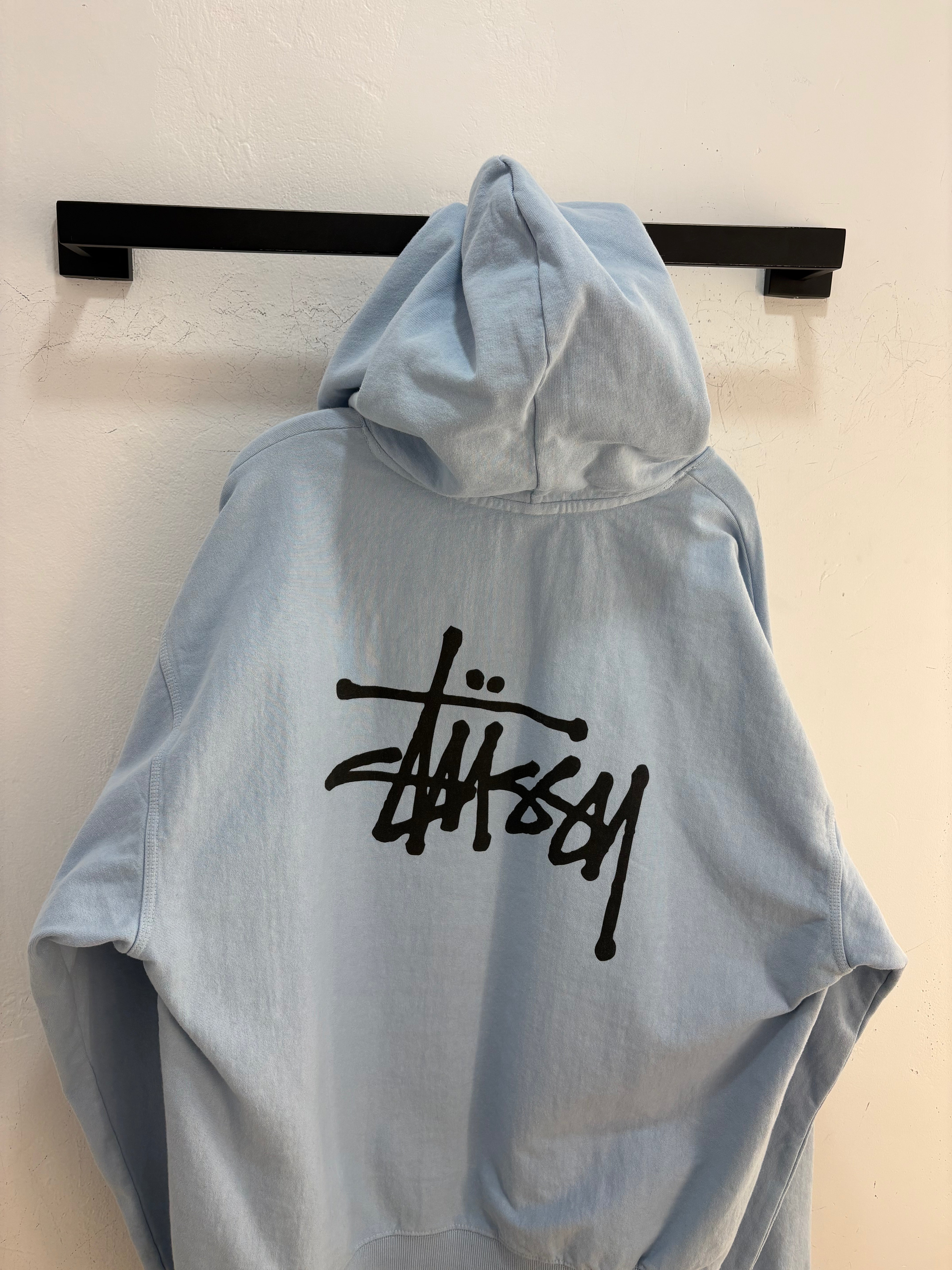 Sweat à capuche Stussy bleu ciel neuf - taille XXL