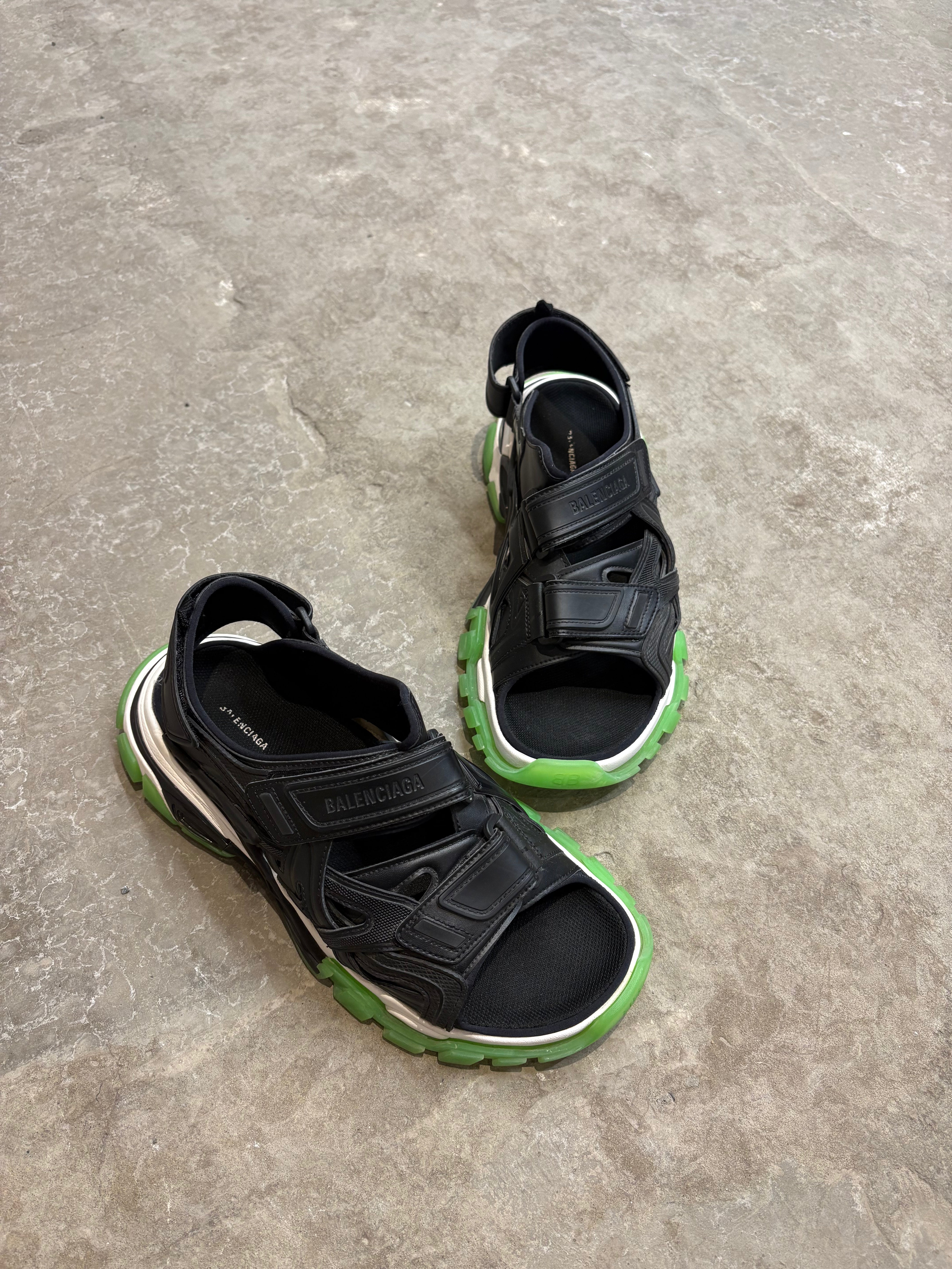Balenciaga tracks sandals - size 11