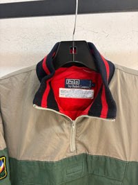 90s Polo Ralph Lauren uni crest down anorak - size L