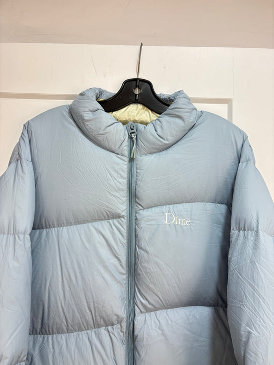 Dime Baby blue puffer jacket - size XL