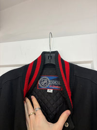 Jeff Hamilton Detroit Red Wings varsity logo jacket - size XL