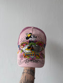 Y2k Minnie Mouse bling trucker cap